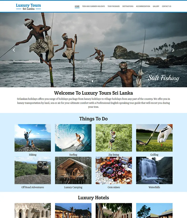 Luxuary Tours Sri Lanka