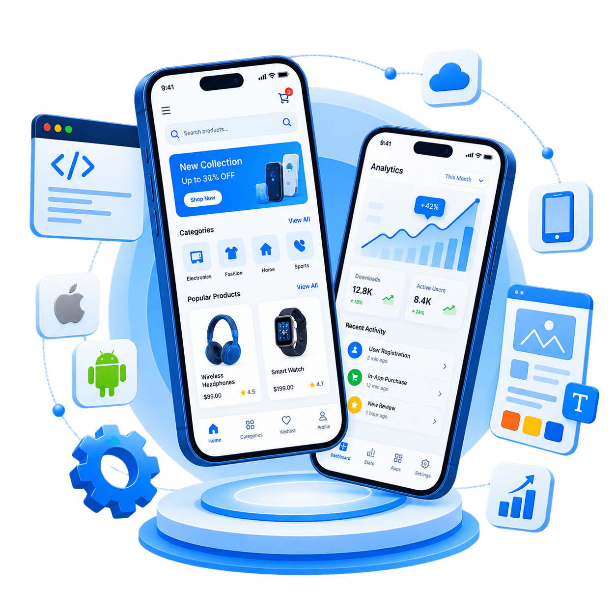 UI/UX design illustration