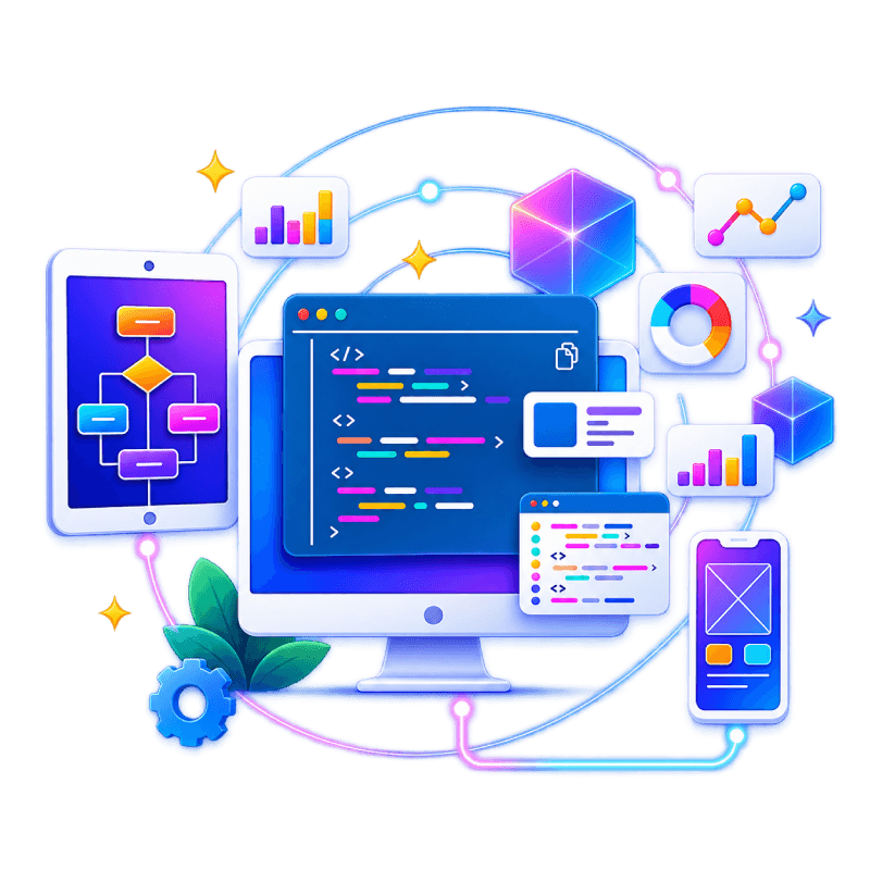 UI/UX design illustration